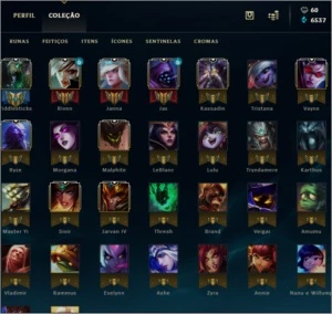 Conta Master League of Legends LOL