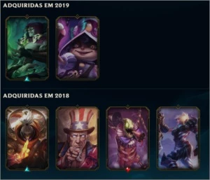 Conta Master League of Legends LOL