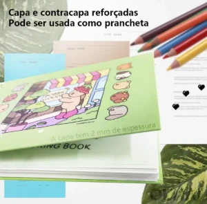 Livro De Colorir Bobbie Goods Capa Dura | 50 Páginas | 420g - Outros