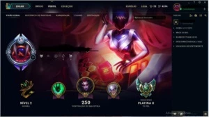 Conta Platina II  Borda diamante - League of Legends LOL