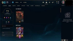 Conta League of Legends LOL
