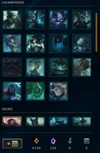 Conta LOL Nível 185 Mais de 100 Skins - League of Legends