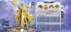 Conta parada Saint Seiya  AWAKENING Servidor 138 - Saint Seiya Awakening SSA