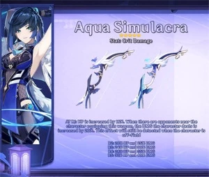 Yelan+Arma Assinatura e Qiqi ar 26 - Genshin Impact