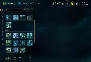 Conta Platina 3 com 22 Champs e 3 Skins + 16 Espolios - League of Legends LOL