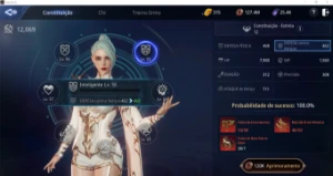 Maga lvl 124 com torso lendário - MIR4