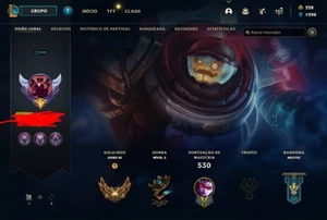 Conta LOL gold3 467 skins - League of Legends