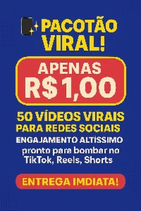 🔥 50 Vídeos Virais para Redes Sociais com TAG altissima!