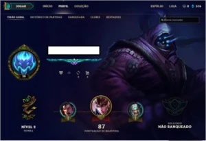 Conta Platina 4 S7 - League of Legends LOL