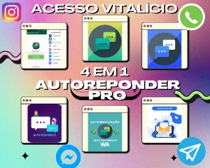 ✅ Respostas e envios automáticos em 4 plataformas - Assinaturas e Premium