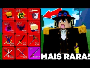 Conta blox fruits RARA varios itens raros e aleatorios - Roblox