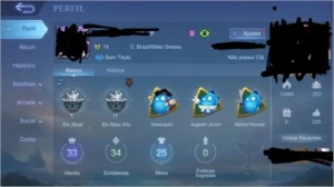 Conta MLBB - Mobile Legends