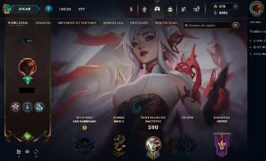 Conta LOL 580 Skins, 4 ultimates, 19 míticas, 622 ícones - League of Legends