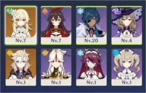 Conta reroll com Albedo AR10 - Genshin Impact