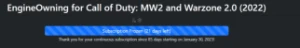 Hack Call Of Duty com 21 Dias Engine Owning COD