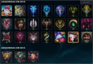 Conta Nivel 57 - Prata V - League of Legends LOL