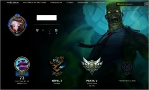 Conta Nivel 57 - Prata V - League of Legends LOL
