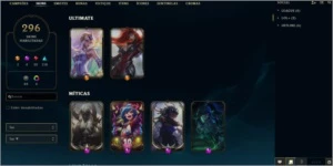 CONTA LOL DIAMANTE 2 - 296 SKINS - League of Legends