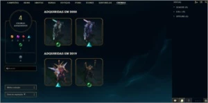 CONTA LOL DIAMANTE 2 - 296 SKINS - League of Legends