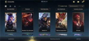 Wild Rift - Conta Mestra SKIL FULL - League of Legends: Wild Rift LOL WR
