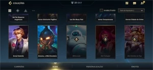 Wild Rift - Conta Mestra SKIL FULL - League of Legends: Wild Rift LOL WR