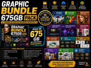 🎨 Graphic Bundle 675Gb Pack 🚀 - Outros