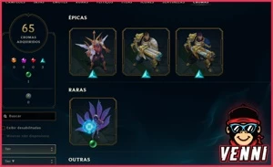 CONTA LEAGUE OF LEGENDS |MESTRE 200 PDL • 185 SKINS LOL