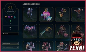 CONTA LEAGUE OF LEGENDS |MESTRE 200 PDL • 185 SKINS LOL