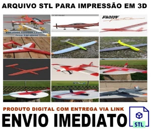 STL Para Impressão 3D - Pack Aeromodelismo