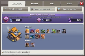 CV 15 - XP 242 ( Rainha e Guardião = Full ) - Clash of Clans