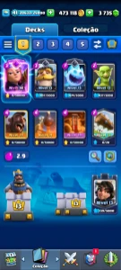 Conta lvl 41 com todas as cartas com evolução, bastante gema - Clash Royale