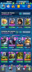 Conta lvl 41 com todas as cartas com evolução, bastante gema - Clash Royale