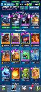 Conta lvl 41 com todas as cartas com evolução, bastante gema - Clash Royale