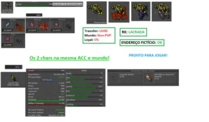 ED 364 (ML QUASE 101) + CARTA RK + ENDEREÇO PRONTO P/ JOGAR - Tibia