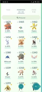 Conta Pokémon Go
