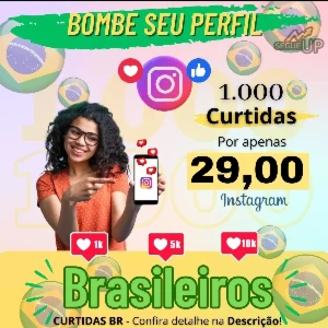 Curtidas brasileiras Instagram alta qualidade - Redes Sociais