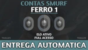 🥇 CONTA SMURF VALORANT FERRO 1 (FULL ACESSO) ✅