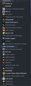 Conta Steam nv9 com Fifa 22, Gta 5, R6 (VAC BAN) - Outros