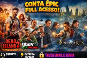 EPIC FULL acesso hogwarts Legacy+ DE 2.500 R$ EM JOGOS(ENTR
