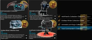 10 Anos - 4 Chest - 1 HeroMart - 3 Calendário - 134 Badge - Adventure Quest World AQW