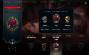 CONTA LOL 82 CHAMPS LVL 130 - League of Legends