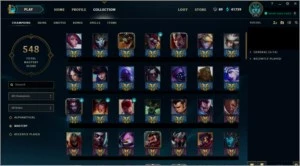 Conta League of Legends LoL - Borda Desafiante Elo Diamante