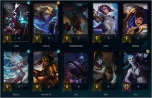 Conta lvl 82 LoL - League of Legends