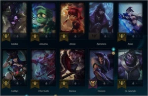 Conta lvl 82 LoL - League of Legends