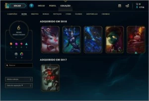 Conta Platina - League of Legends LOL