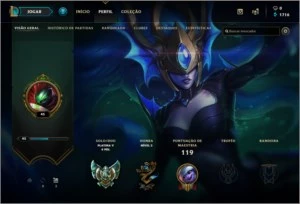 Conta Platina - League of Legends LOL
