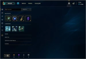 Conta Platina - League of Legends LOL