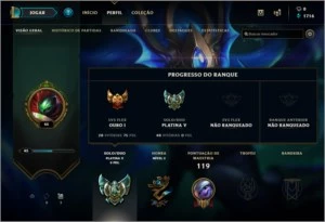 Conta Platina - League of Legends LOL