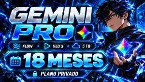 Gemini Pro + Antigravity + Flow 18 mes/30 dias de garantia!