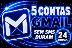 Gmail 5 contas Business Premium sem SMS - Emails